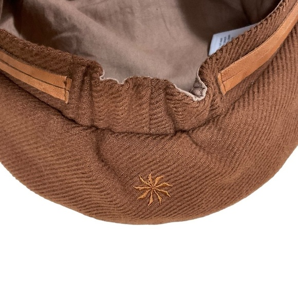 Athleta Brown Cord Twill Captain Hat style #921653 One Size - Picture 6 of 8